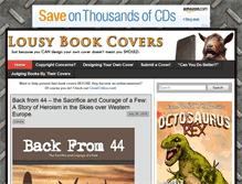 Tablet Screenshot of lousybookcovers.com